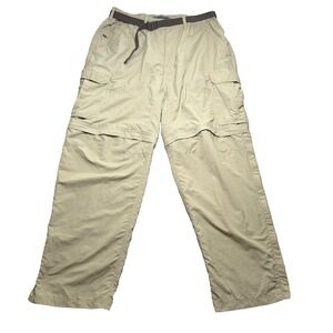REI Convertible Pants Mens (Fits 31x30) Zip Off Hiking Cargo Outdoor Belt Gorp